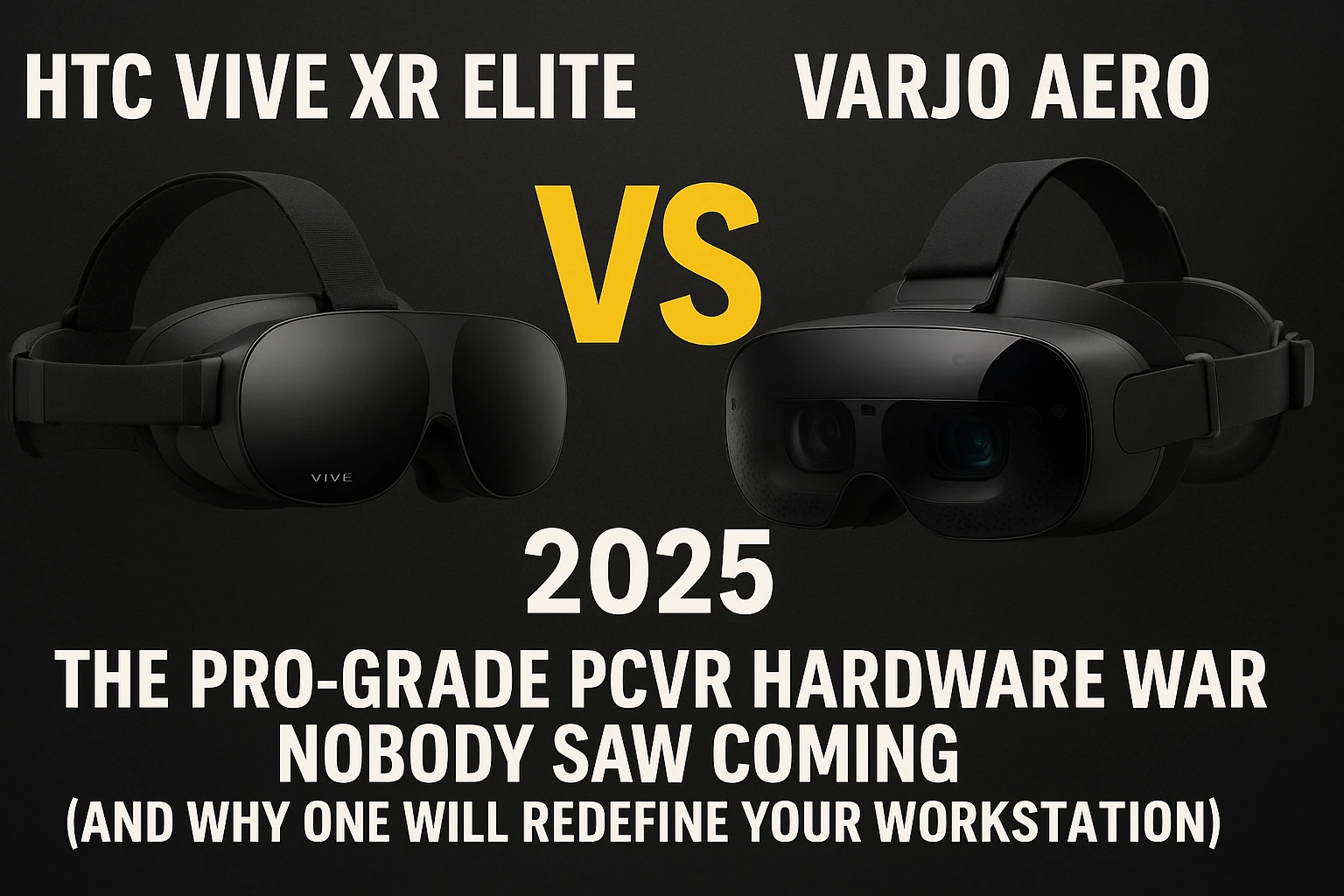 HTC Vive XR Elite vs Varjo Aero 2025: Insane PCVR Hardware Clash – Which Pro Beast Loads Enterprise Sims Without Melting?
