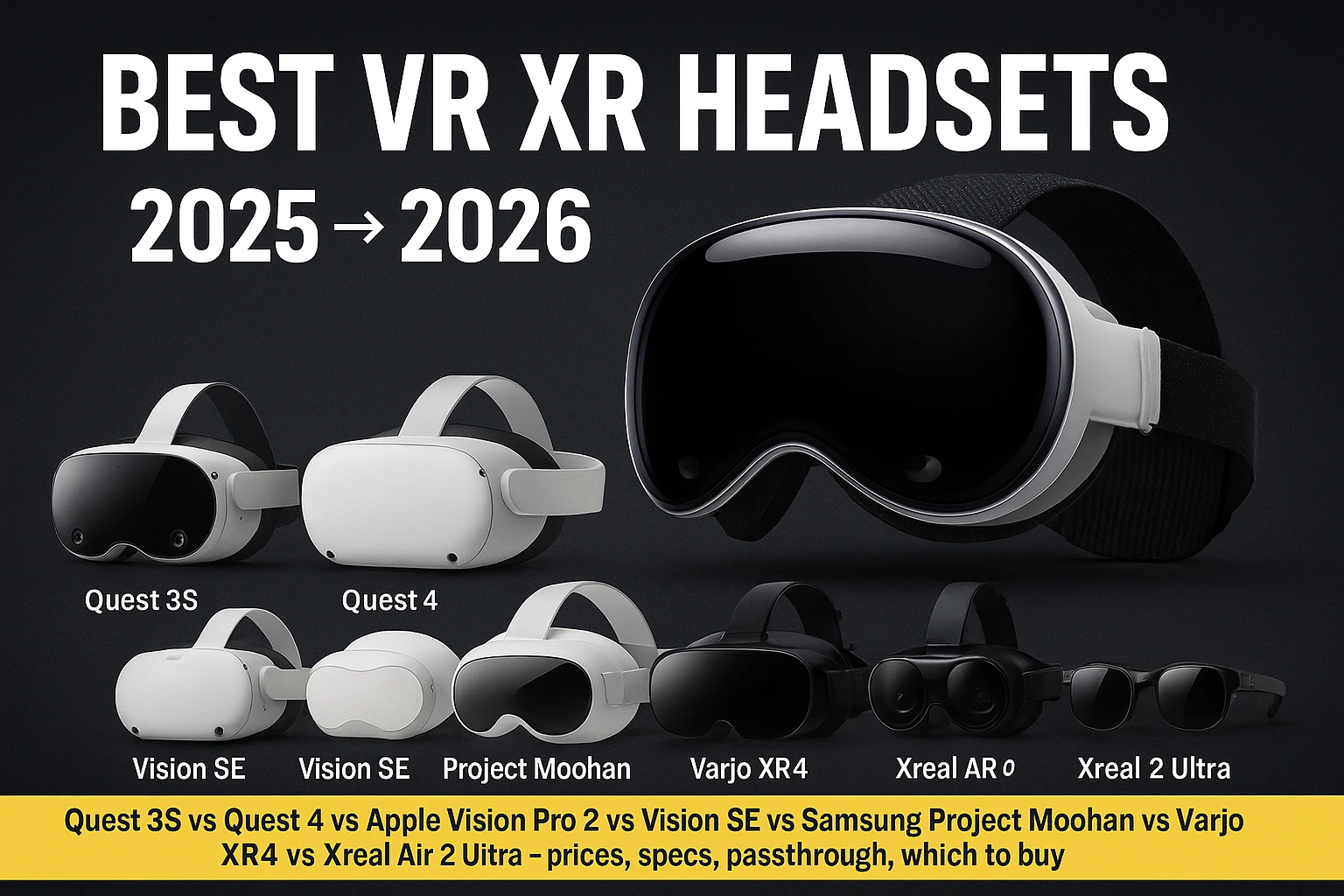 Best VR XR Headsets 2026 Ultimate Buyers Guide