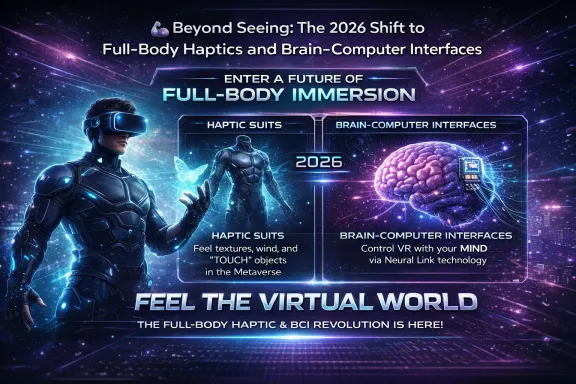 Feel the Virtual World: The 2026 Full-Body Haptic & BCI Revolution is Here!