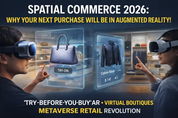 Spatial Commerce 2026: Why Your Next Purchase Will Be in Augmented Reality!