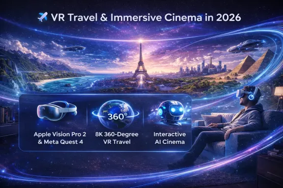 VR Travel & Immersive Cinema 2026: Explore the World from Your Sofa!