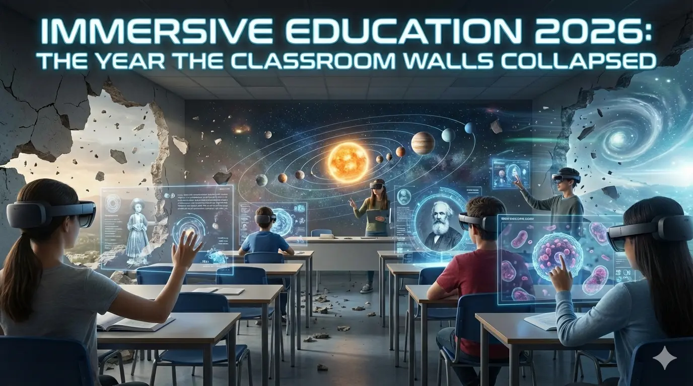 Immersive Education 2026: The Year the Classroom Walls Collapsed